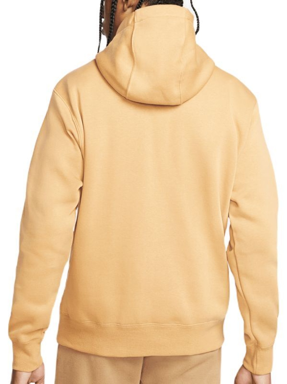 Мужская теннисная кофта Nike Sportswear Club Fleece Pullover Hoodie - elemental gold/elemental gold/white