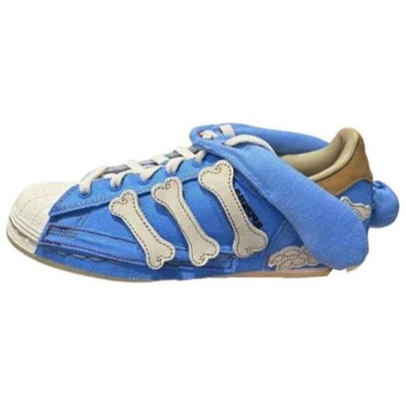 Кроссовки adidas originals SUPERSTAR для скейтборда Низкие Сине-белые Юнисекс