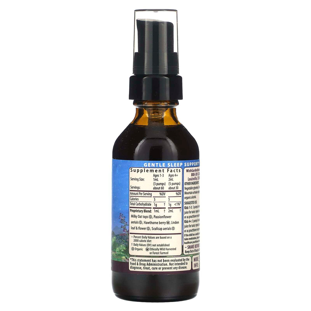 WishGarden Herbs, для детей, спокойной ночи и свежести утра, 59 мл (2 жидк. унции)