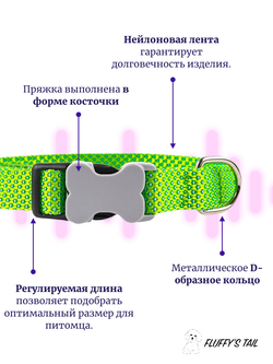 Ошейник для средних пород регулируемый