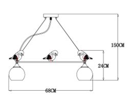 Подвесная люстра Arte Lamp