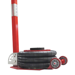 WDK-81813 Домкрат пневматический подкатной 3т, 135-435 мм, с регулировкой угла наклона рукояти