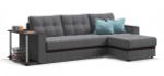 Угловой диван Атланта НПБ Рогожка Мальмо серый