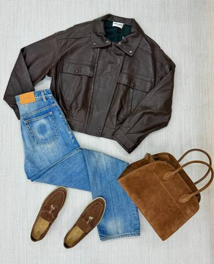 Кожаная куртка Yves Saint Laurent