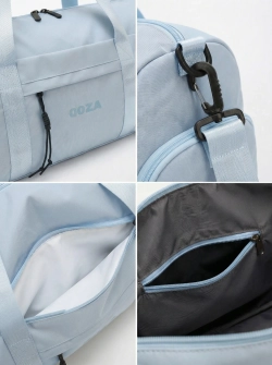 Сумка спортивная QOZA Limited Edition, голубая, 21 л