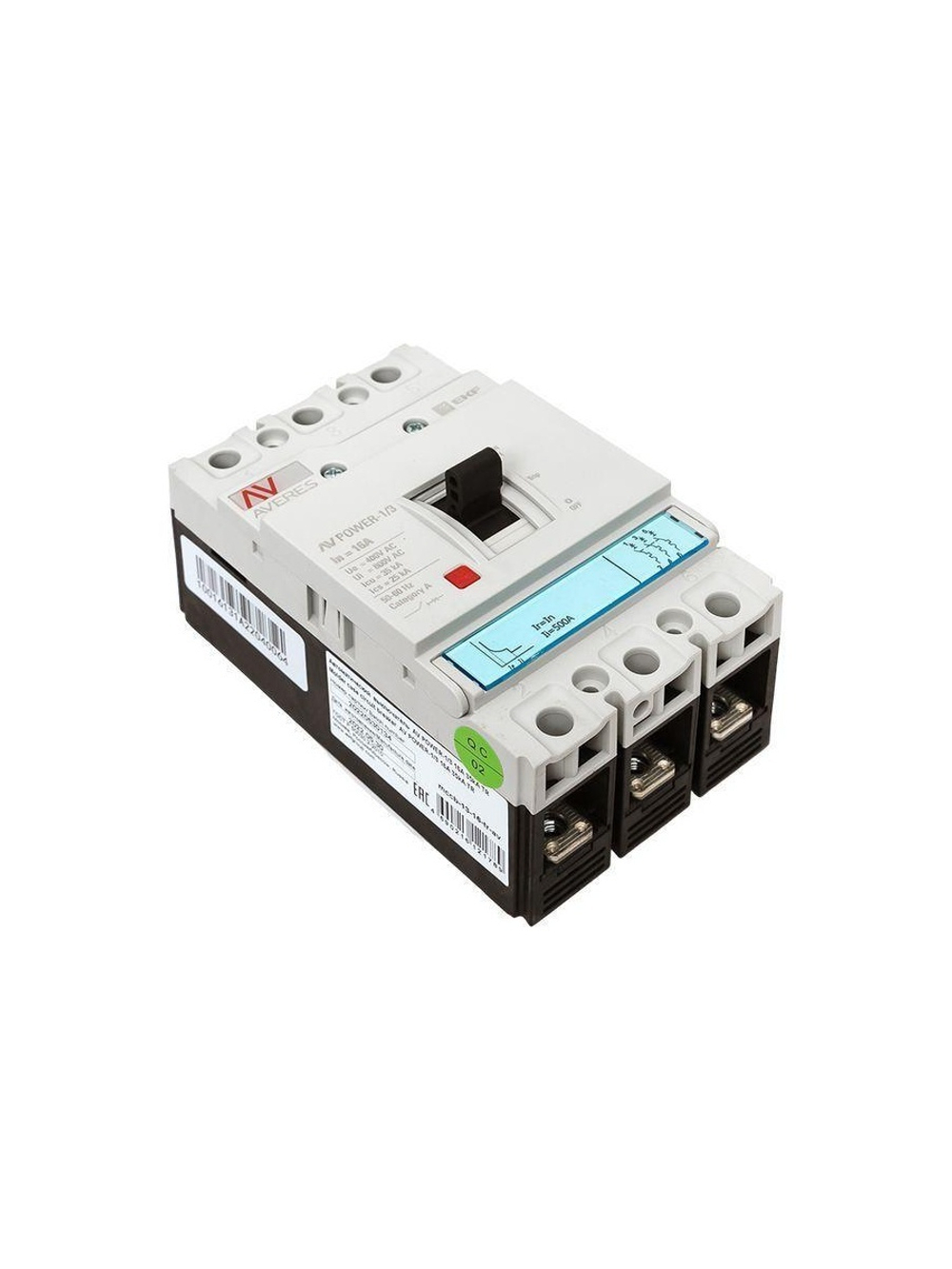 Выключатель автоматический 3п 16А 35кА AV POWER-1/3 TR AVERES EKF mccb-13-16-TR-av