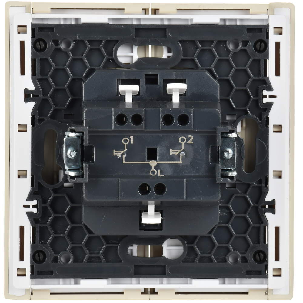 FORTE&PIANO Выключатель жалюзи 10А FP411 ваниль IEK
