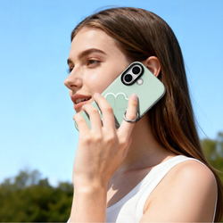 Чехол зеленого цвета (Clover Edition) для iPhone 17, серия Luvy Series Case (со съемным ремешком) от Dux Ducis