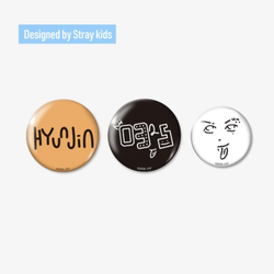 Мерч Stray Kids - [RUN IT JAPAN] BADGE SET (значки)