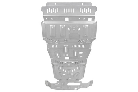 Защита Falcon радиатора, картера, РК, КПП для Toyota Land Cruiser Prado 150 TX, дизель без КДСС, алюминий, 8 мм