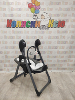 Стульчик для кормления-электрокачели Sweet Baby Amulete Steel Grey