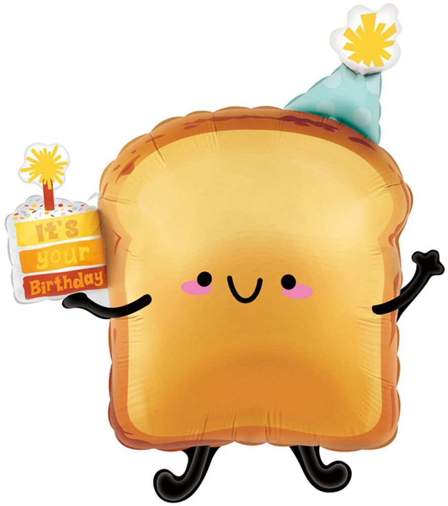 Шар (27''/69 см) Фигура, Праздничный тост, 1 шт. (БГ-25)