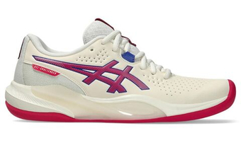 Женские Кроссовки теннисные Asics Gel-Challenger 15 Indoor - кремовый/ярко-розовый