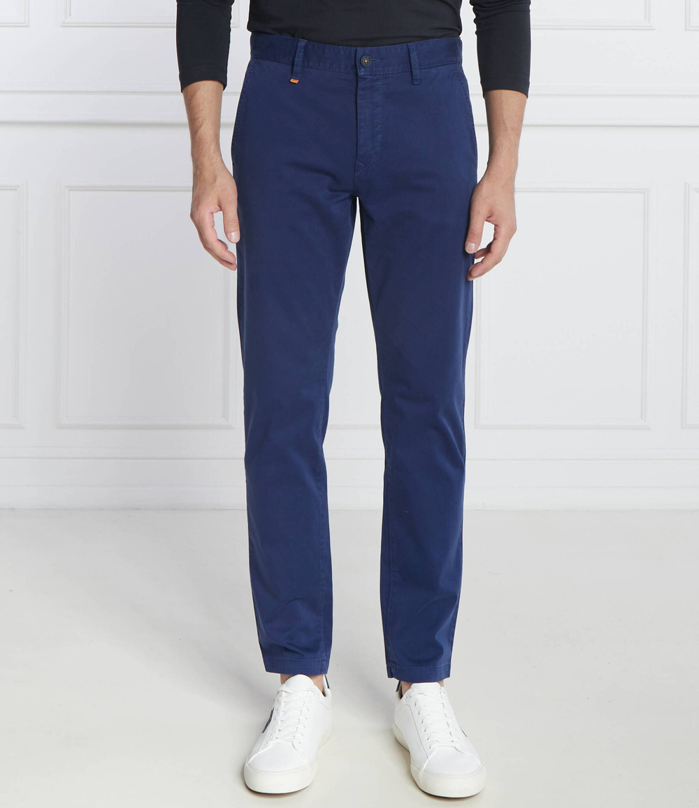 Чиносы SCHINO TABER BOSS ORANGE - индиговой(50470797)