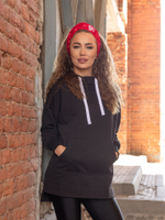 Худи Ваарга женская чёрное "Волколак" без начёса (Сказки тёмной стороны)