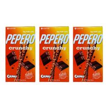 Соломка в шоколаде Lotte Pepero Crunchy 32 г, 3 шт