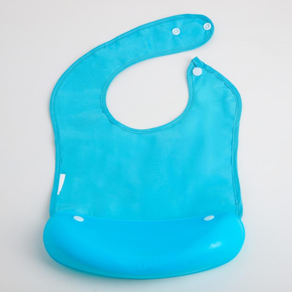 5531399 Нагрудник детский непромокаемый, с карманом «Лисичка»