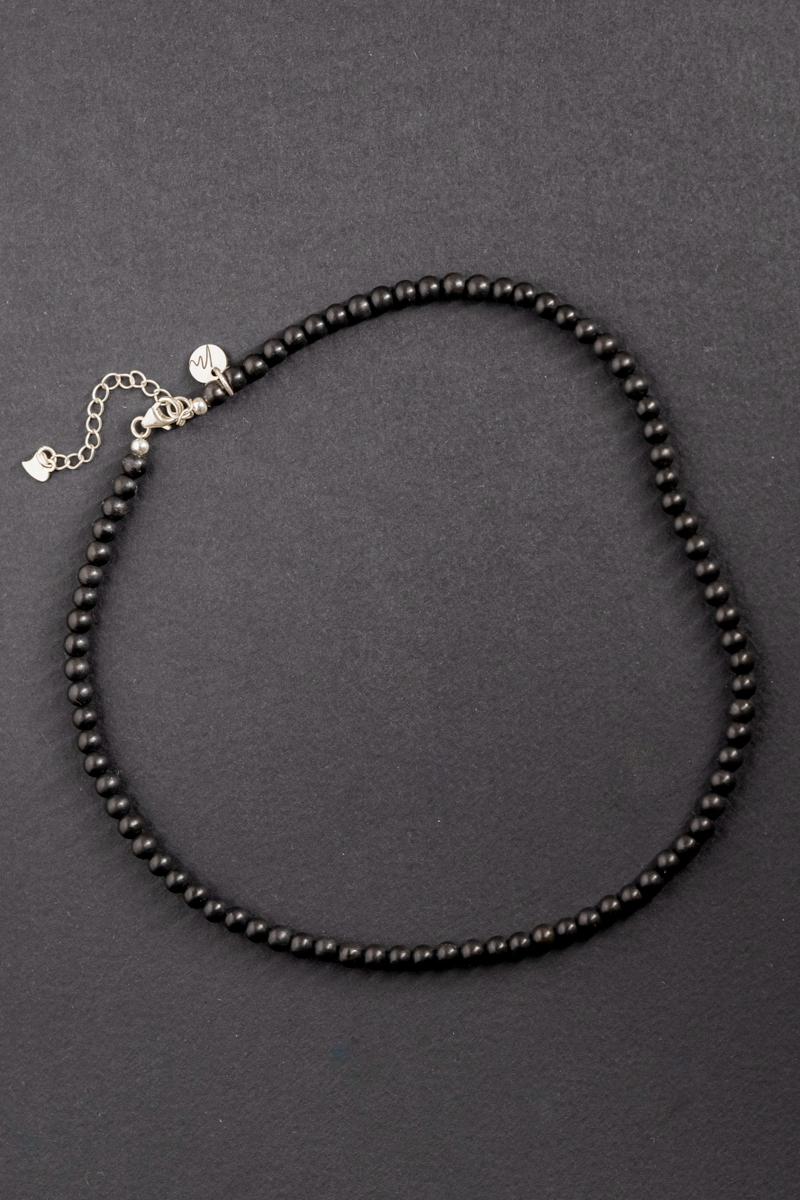 ХХХ Браслет "Memo about Health" двойной из шунгита 4 мм