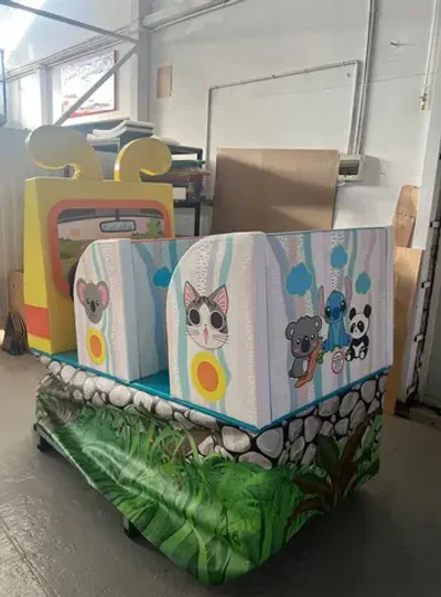 Карусель "Муравей" с электроприводом (120х240х190 см)