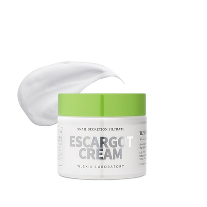 Восстанавливающий и антивозрастной крем с муцином улитки Escargon cream W.Skin, 80мл