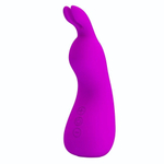 Лиловый вибростимулятор для эрогенных зон в форме кролика Nakki (Цвет: лиловый)