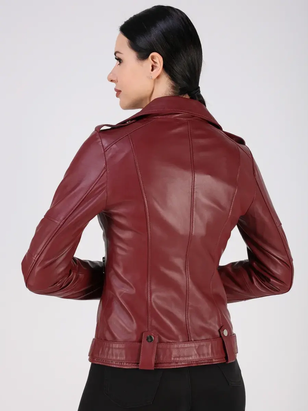 Кожаная куртка демисезонная косуха