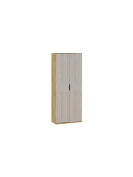 Шкаф для одежды Дуб Крафт золотой, Мокко 90х43х226