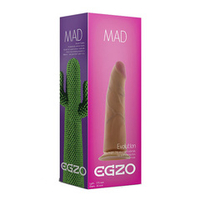 Телесный фаллоимитатор 17,5см без мошонки Egzo Mad Cactus