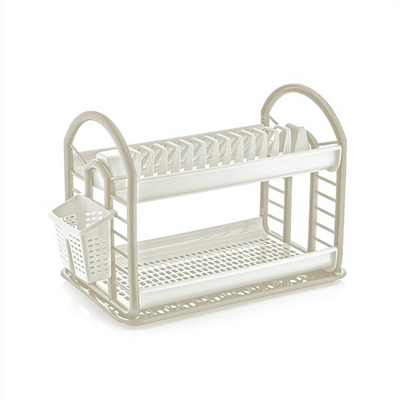 Сушка для посуды Антик молочный