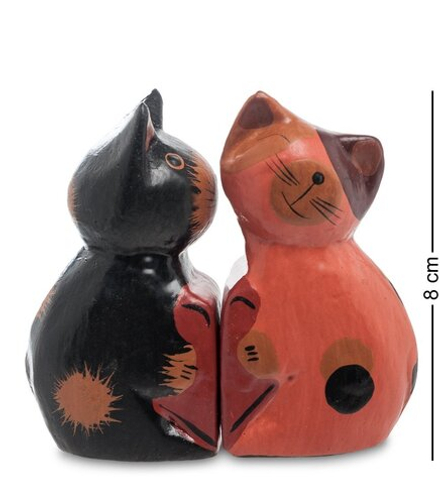 Decor and Gift 28-023 Статуэтка mini КОТ и КОШКА поцелуй, набор 2 шт