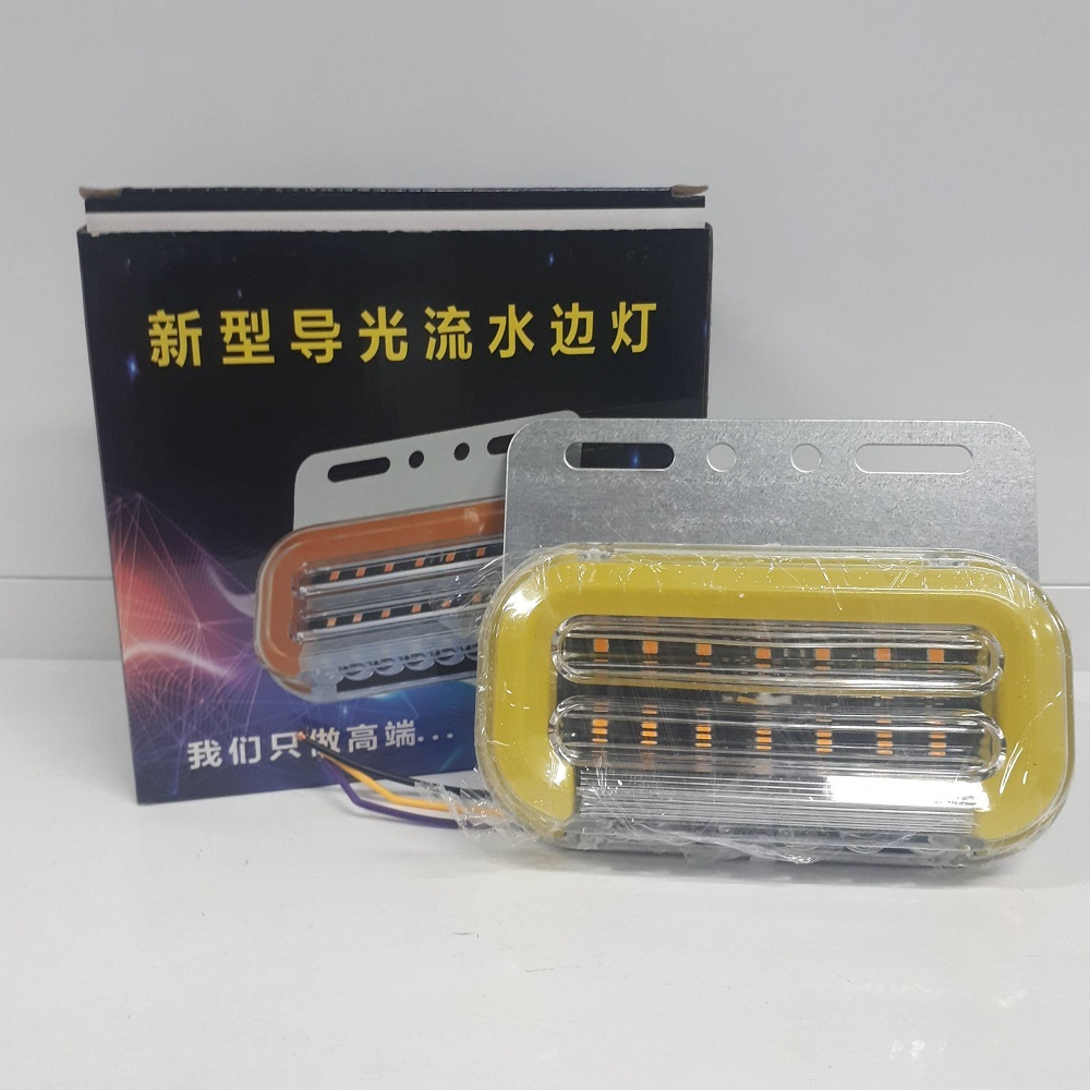 12V (Оранжевый) за 1 шт / Светодиодный габарит (катафот) боковой, 12v., оранжевый, три цвета (1 шт.)