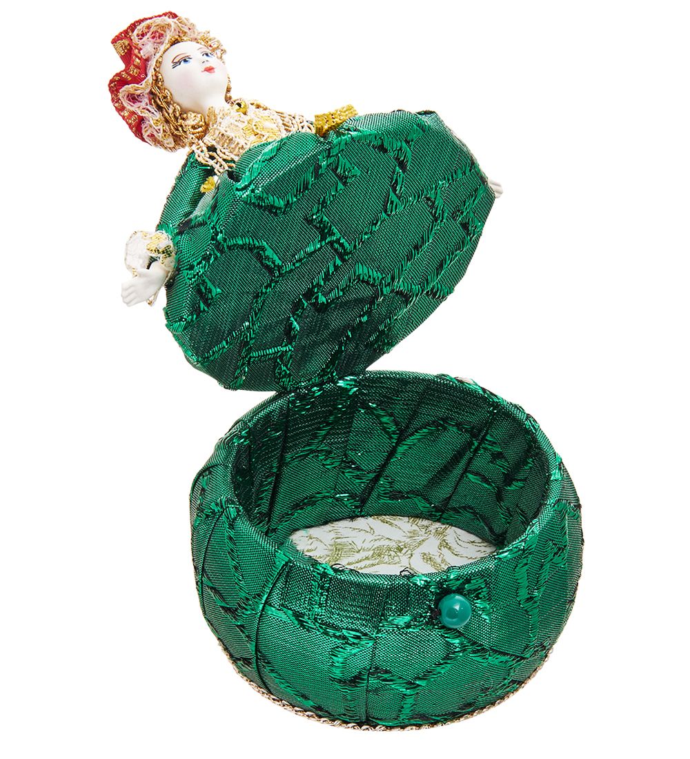 Народные промыслы RK-731/2 Кукла-шкатулка «Дама в нарядном платье»