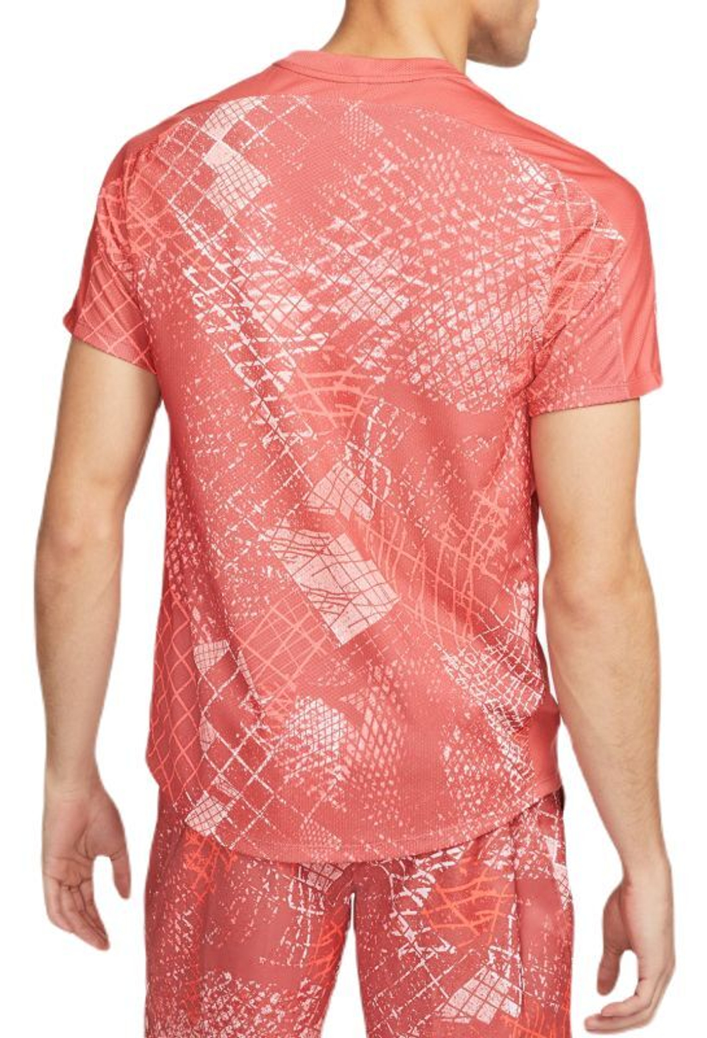 Мужская теннисная футболка Nike Court Dri-Fit Victory Novelty Top - adobe/adobe/white