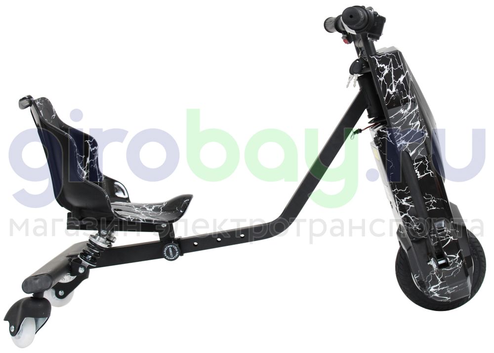 Электро Дрифт-карт IKINGI Drift Cart P2 250W (36V/4.4Ah) - Чёрная молния фото №6