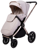 Детская коляска Peppy Monaco GP 3 в 1 с автокреслом Rise Beige рама беж