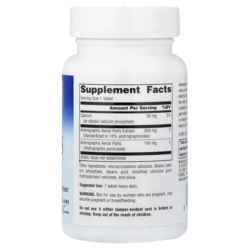 Planetary Herbals, Full Spectrum™, андрографис, 400 мг, 60 таблеток