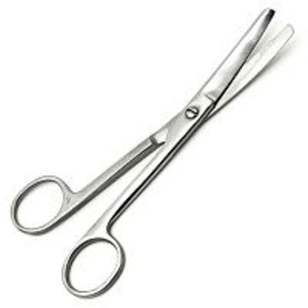 Ножницы (Ножницы тупоконечные, вертикально - изогн., 140-145 мм)  Surgical изогнутые 140мм  J-22-027