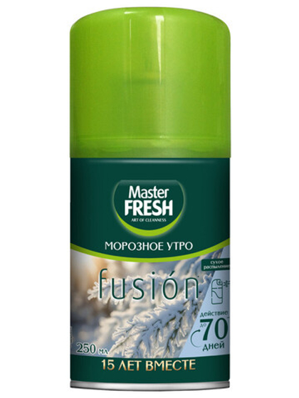 Master FRESH освежитель воздуха 250мл Морозное утро сменный баллон арт.8104