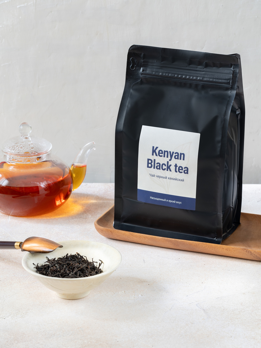 Чай черный - Кенийский крупнолистовой Керичо - пакет 500 гр