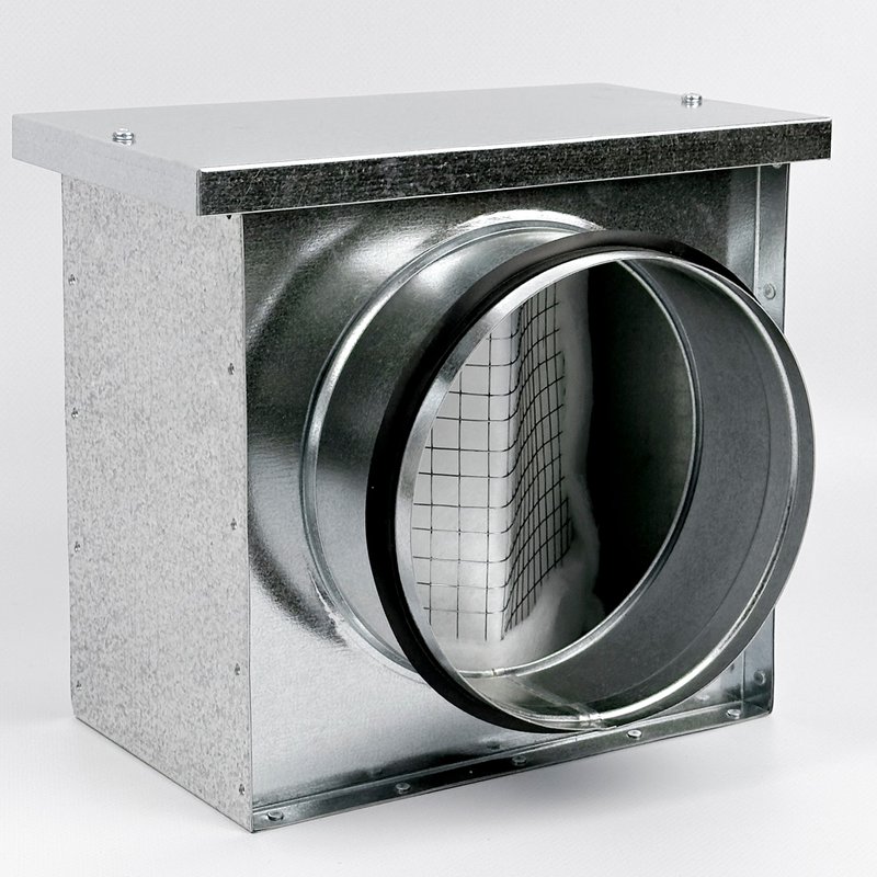 Фильтр кассетный ФЛК-315 d=315 (корпус+кассета) оцинк. сталь