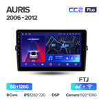 Teyes CC2 Plus 9" для Toyota Auris 2006-2012