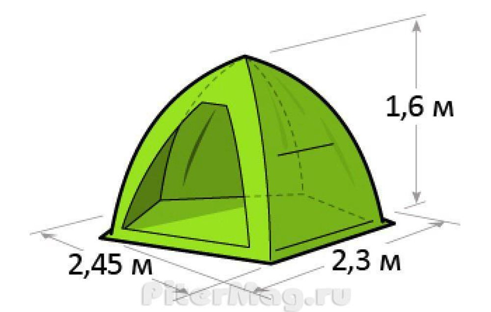 Палатка для зимней рыбалки Лотос 2 [17002]