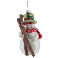 GAEM Украшение новогоднее "Снеговик", L6,5 W6,5 H14 см