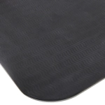 Коврик для йоги 6 мм 183х80 см «Энергия» 2х сторонний TPE, серый/черный