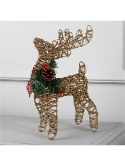 Светодиодная фигура "Олень золотистый"