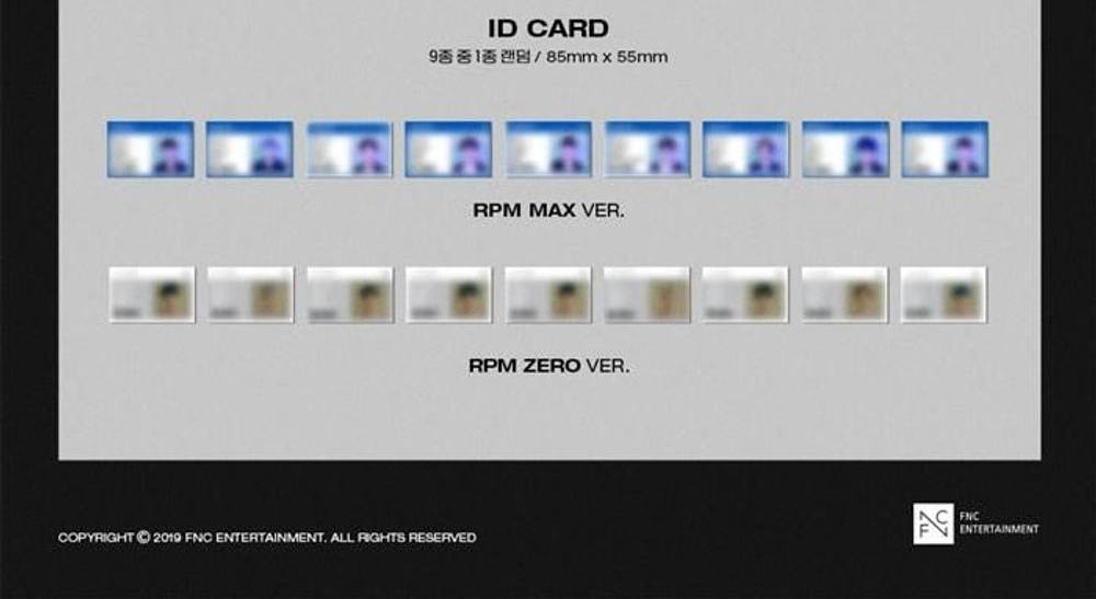 Альбом SF9 - RPM 7th Mini Album RANDOM Version