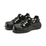 Champion One Strap Sandals Women"s Black/Silver White