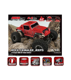 Радиоуправляемый краулер Remo Hobby Jeeps 4WD 2.4G 1/10 RTR