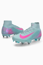 Бутсы Nike Zoom Mercurial Superfly 10 Elite SG-PRO Player Edition - голубой