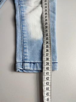 Джинсы с аппликацией для девочки 1-2 лет